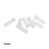 TACO WOLFPACK PLÁSTICO BLANCO 12X45 MM. (25 UINDADES)