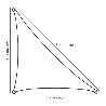 TOLDO VELA SOMBRA JARDIN TRIANGULAR 3,6X3,6X3,6 METROS GRIS