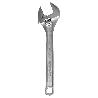 LLAVE AJUSTABLE PLUS MOLETA 15