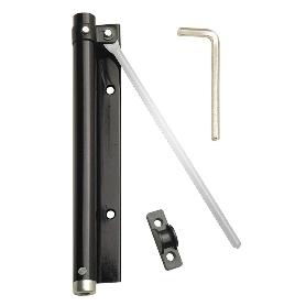 MUELLE PUERTA WOLFPACK ALUMINIO ANODIZADO NEGRO (BLISTER 1 PIEZA)
