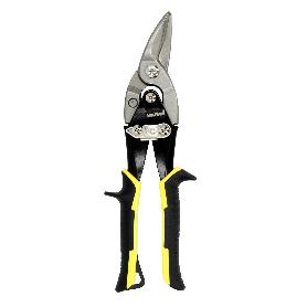 TIJERAS CHAPA CORTE DERECHAS 250 MM. HOJA ACERO AL CARBONO, MANGOS ENGOMADOS, CON DIENTES SERRADOS, CORTACHAPA, TIJ