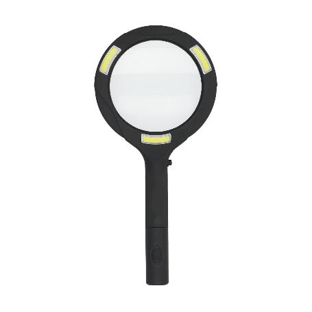 LUPA CON LED 2,5X AUMENTOS. LUPA DE MANO, Ø11CM LUPA PARA LEER, LUPA DE LECTURA, LUPA CON LUZ