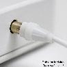 CONECTOR TV MACHO RECTO 9,5 MM.