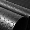 SUELO GOMA CIRCULOS 1,20X10 METROS 3 MM. DE GROSOR COLOR NEGRO