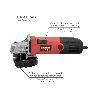 AMOLADORA 500 WATT. Ø 115 MM. 12.000 R.P.M. EJE M14 PROTECTOR DISCO AJUSTABLE, ANTI ARRANQUE