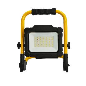 FOCO LED PLANO 30 WATT. LUZ BLANCA 4000º K IP 65 3300 LUMENES CON ASA DE TRANSPORTE