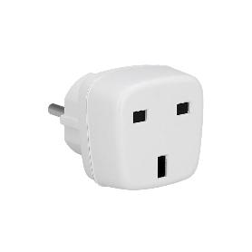 ADAPTADOR VIAJE TOMA INGLESA A SCHUKO