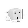 ADAPTADOR VIAJE TOMA INGLESA A SCHUKO