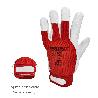 GUANTES PIEL / LONA CON VELCRO. CON COLGADOR 8 GUANTES DE TRABAJO, GUANTES DE PROTECCIÓN (PAR)