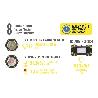 LINTERNA LED MULTIUSOS 3 EN 1 RECARGABLE 400 LUMENES