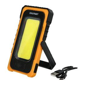 LINTERNA LED SOLAR RECARGABLE 10 WATT 750 LUMENES