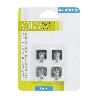 COLGADOR ORYX INOXIDABLE PEQUEÑO (BLISTER 4 UNIDADES) ADHESIVO