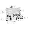 COCINA GAS 3 FUEGOS POTENCIA 5,4 KW.