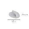 COLGADOR ORYX BLANCO PEQUEÑO (BLISTER 4 UNIDADES ) ADHESIVO