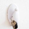 COLGADOR ORYX BLANCO PEQUEÑO (BLISTER 4 UNIDADES ) ADHESIVO