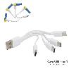 PILA LITIO RECARGABLE AAA 1,5V USB-C (4 UNIDADES)