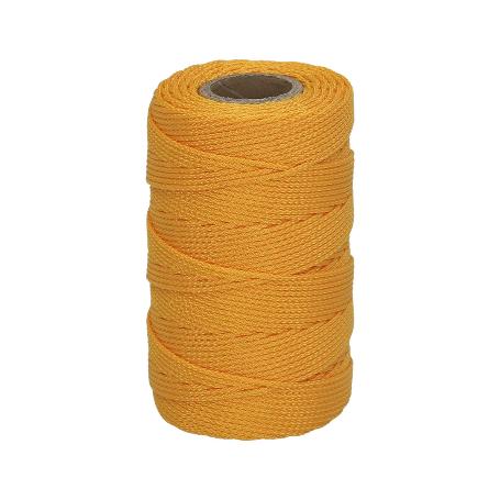 CUERDA TRENCILLA POLIPROPILENO AMARILLO (BOBINA 100 METROS)