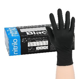 GUANTE DESECHABLE NITRILO NEGRO L 5,5 GMS. GRUESOS