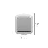 INTERRUPTOR CONMUTADOR CON TAPA SIMPLE
