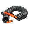 MANGUERA  EXTENSIBLE AUTOENROSCABLE ESPIRAL 15 METROS CON PISTOLA Y CONECTORES