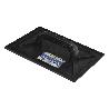 TALOCHA PLASTICO 34X23 CM. MANGO REDONDO NEGRO CON ALVEOLOS