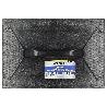TALOCHA PLASTICO 34X23 CM. MANGO REDONDO NEGRO CON ALVEOLOS