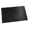 TALOCHA PLASTICO 27X18 CM. MANGO MADERA NEGRA CON ALVEOLOS