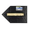 TALOCHA PLASTICO PUNTA MANGO MADERA 27X18 CM. NEGRO CON ALVEOLOS.