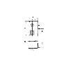 CERRADURA AZBE 56B-70 IZ HN