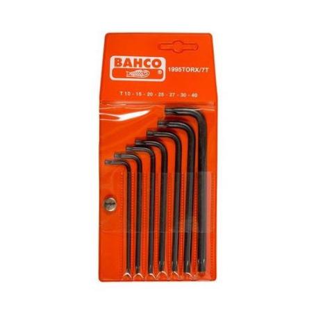 JUEGO LLAVE ACODADA TORX 7 PZ. 1995TORX/7T BAHCO