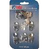KIT CERRADURA Nº1 CROMO 60001 BTV