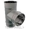TE 90º SIN TAPA 130 SIMPLE PARED 4022166 ROS