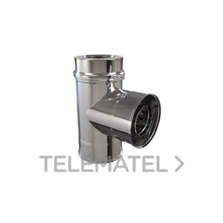 TE 90º SIN TAPA Ø 80 D/PARED 4021799 ROS