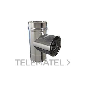 TE 90º SIN TAPA Ø 150 D/PARED 4021803 ROS
