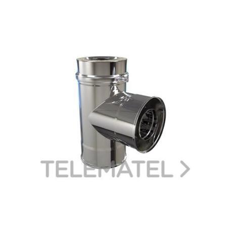 TE 90º SIN TAPA Ø 150 D/PARED 4021803 ROS