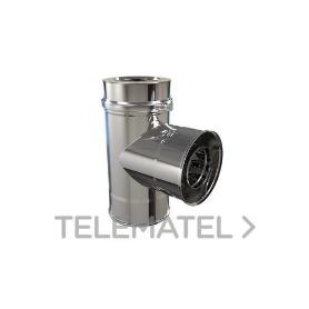 TE 90º SIN TAPA Ø 180 D/PARED 4021804 ROS