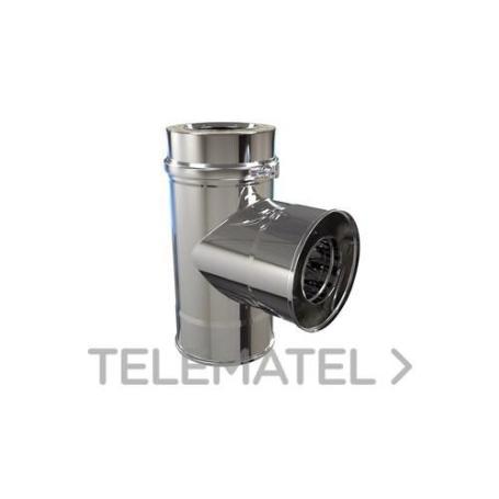 TE 90º SIN TAPA Ø 200 D/PARED 4021805 ROS