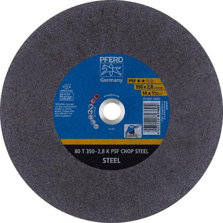 DISCO 80 T 350-2,8 K PSF CHOP STEEL/25,4 817605