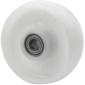 RUEDA TNB150-20-51 NYLON BLANCO EJE BOLAS