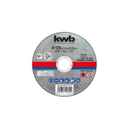 DISC CORTE INOX/METAL 125X1MM 49711812