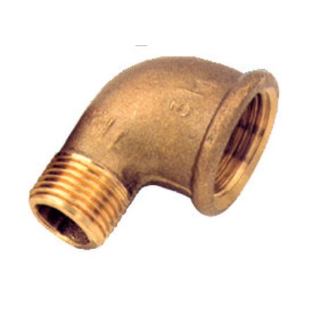 PLUVIA LATON CODO 92 MACHO-HEMBRA 1-2  A318 (CAJA 10 UNIDADES)