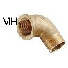PLUVIA LATON CODO 92 MACHO-HEMBRA 1-2  A318 (CAJA 10 UNIDADES)
