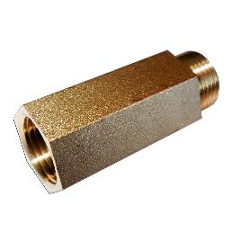 PLUVIA LATON ALARGADERAS HEXAGONAL PULIDAS  1-2 X 50 MM  A335