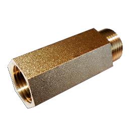 PLUVIA LATON ALARGADERAS HEXAGONAL PULIDAS 1-2 X 100 MM  A335