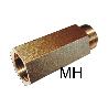 PLUVIA LATON ALARGADERAS HEXAGONAL PULIDAS 3-4 X100 MM  A335