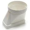PVC BLANCO EMPALME MIXTO DE 100 Ø SALIDA  HUMOS  110106 REF.0520