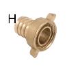 PLUVIA LATON RACOR CONECTOR GRIFO MANGUERA HEMBRA 1-2 X 2 U A417