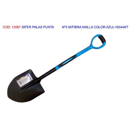 SIFER FINSTOCK PALAS PUNTA Nº3 M-FIBRA ANILLA COLOR AZUL S543NT