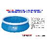 PISCINAS CUBIERTA SOLAR 460 CM PISCINAS STEEL PRO 58253-58065