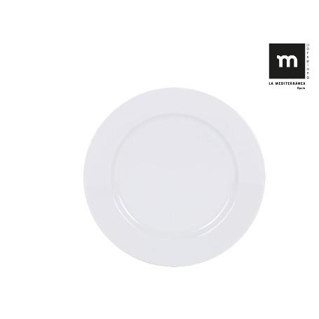 VAJILLA PLATO LOZA LLANO 24 CM FELIT 18 U-CAJA  C415004 (CAJA 18 UNIDADES)